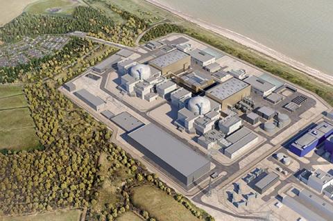 Aerial Sizewell C