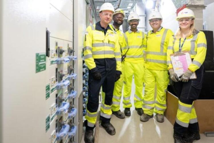 Completion of the first electrical system at Hinkley Point C